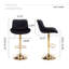 Tabouret pivotant rembourré Garnich-2068796550