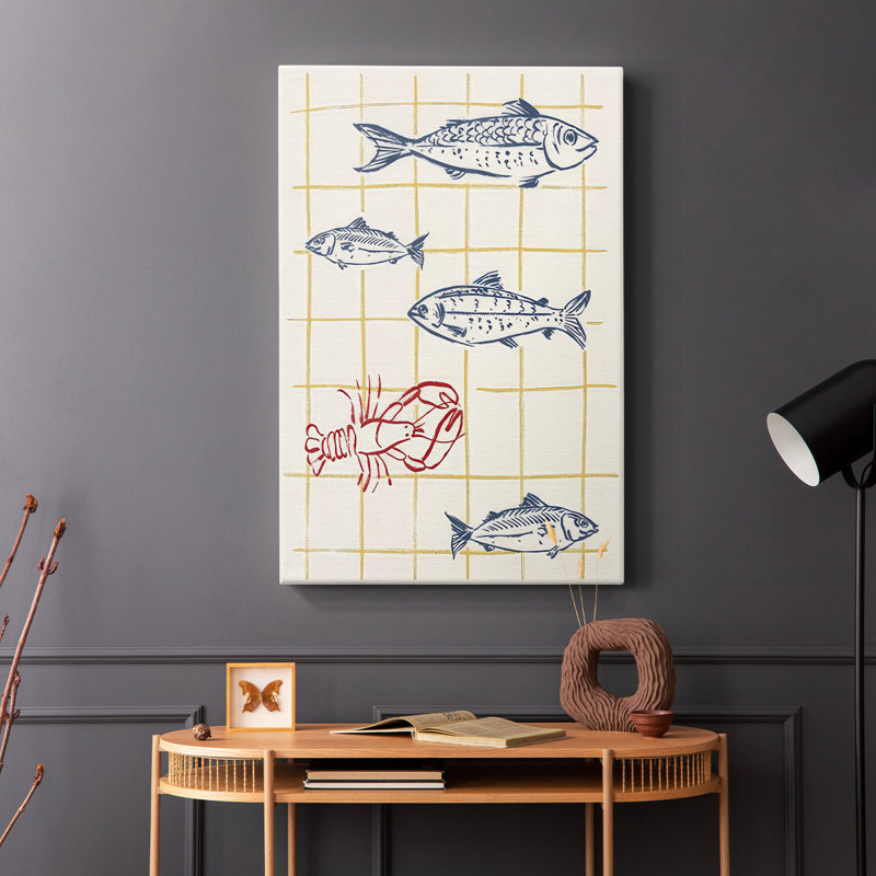 Amis de la mer salée II - Cavas enveloppés de galerie, H 60 po x l 40 po