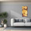 "Fall Garden" 2 "par Albena Hristova, art mural sur toile, 20" x 40 "