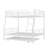 Full XL Over Queen-Sized Metal Bunk Bed With An Underbed Trundle-685993270