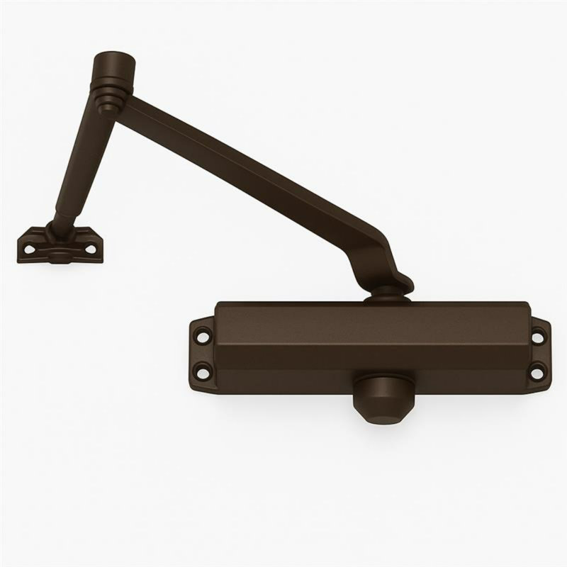 Commercial Grade 1 Door Closer with Backcheck and Parallel Arm Bracket in Duronodic-Size 4