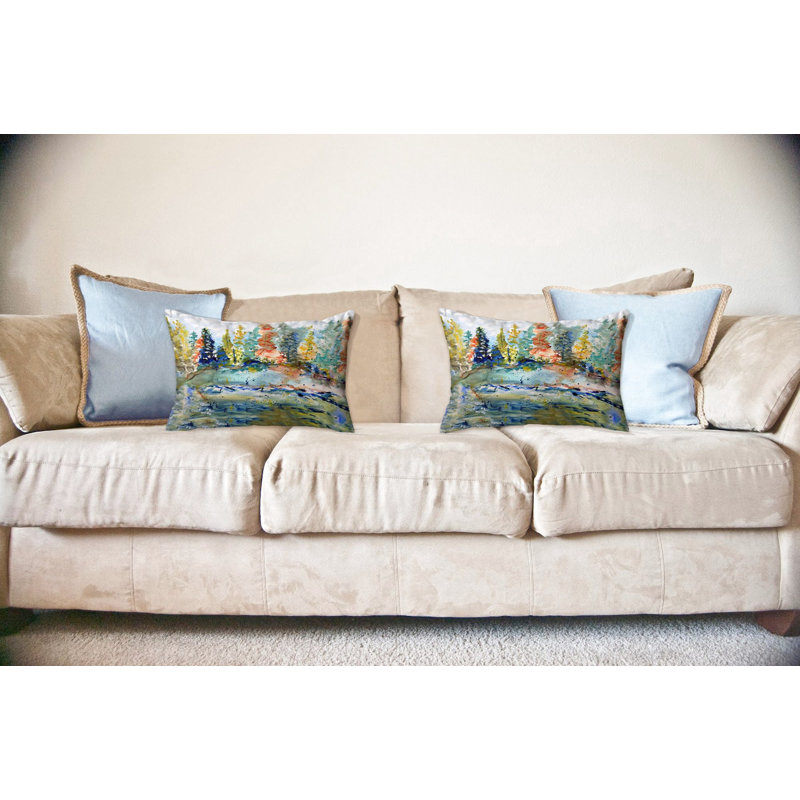 Outdoor Reversible Throw Pillow, 16" x 20"