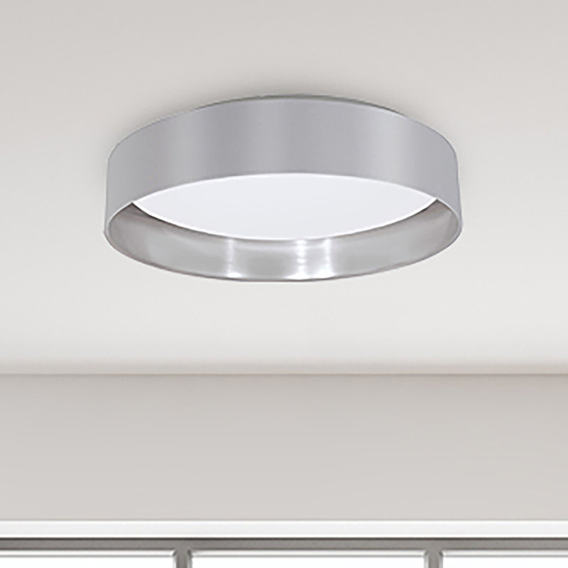 Newville Flush Mount, Gray/Silver