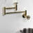 Kingston Brass Fuller Two-Handle 1-Hole Wall Mount Pot Filler Faucet-91111230
