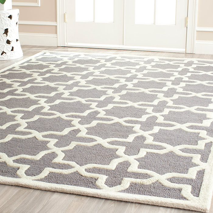 Igna Hand Tufted Wool Geometric Rug
