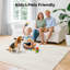 Rectangle Vintage Look Washable Area Rug-673783992