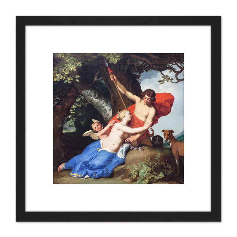 Bloemaert Venus Adonis Greek Myth - Single Picture Frame Painting
