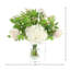 Hydrangeas and Viburnum Arranged in a Glass Vase