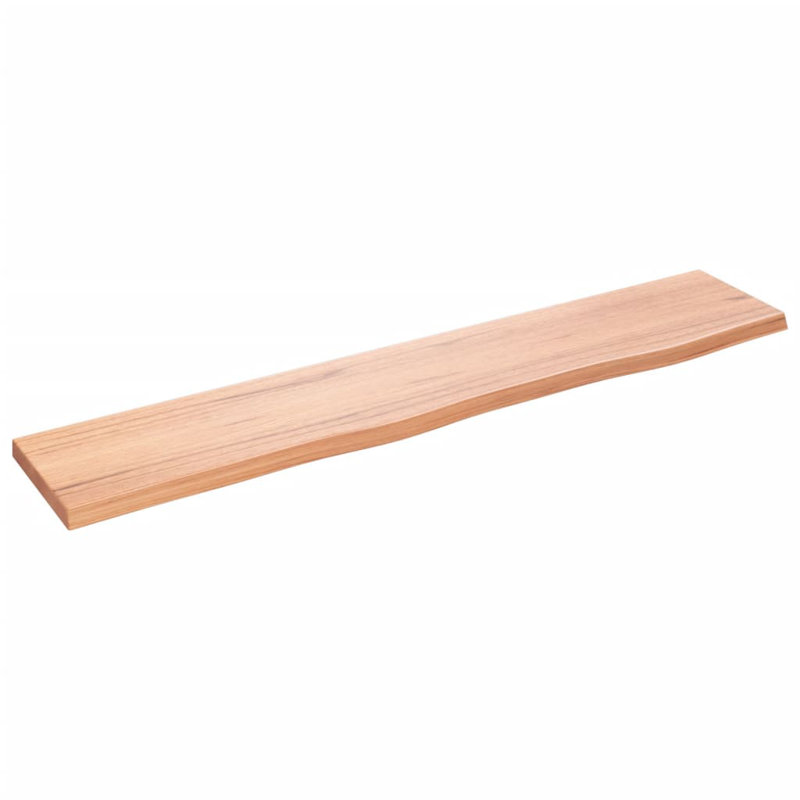 Clintonpark Oak Solid Wood Floating Shelf, 2 cm H x 100 cm W x 20 cm D