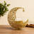 Metal Moon And Star Tealight Candle Holders Set Of 2