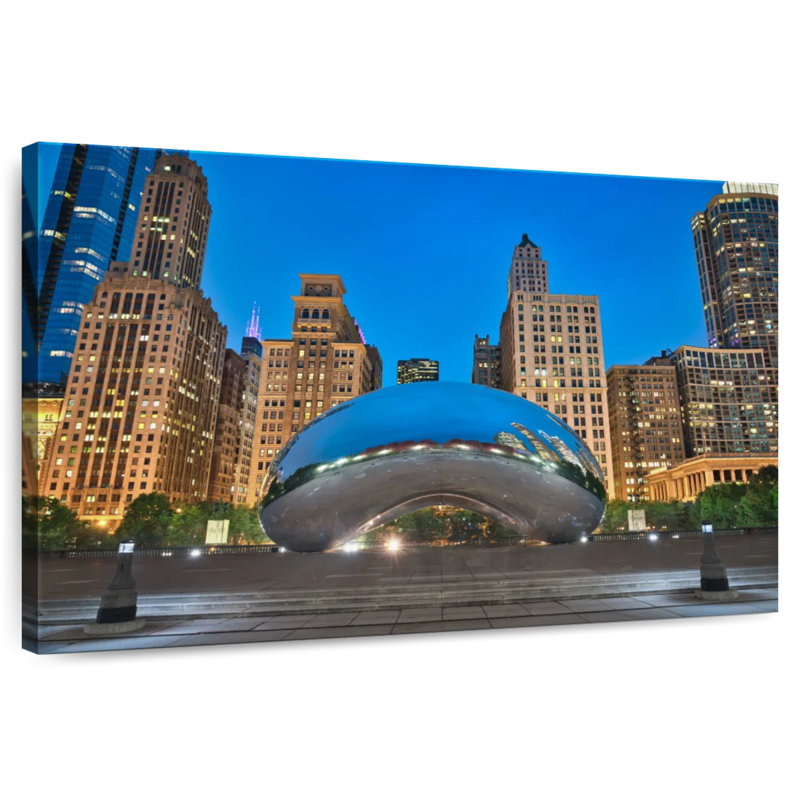 Sireci Cloud Gate Sculpture, 34" H x 51" W