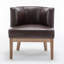 Fauteuil demi-tonneau rembourré Ezra-786368251