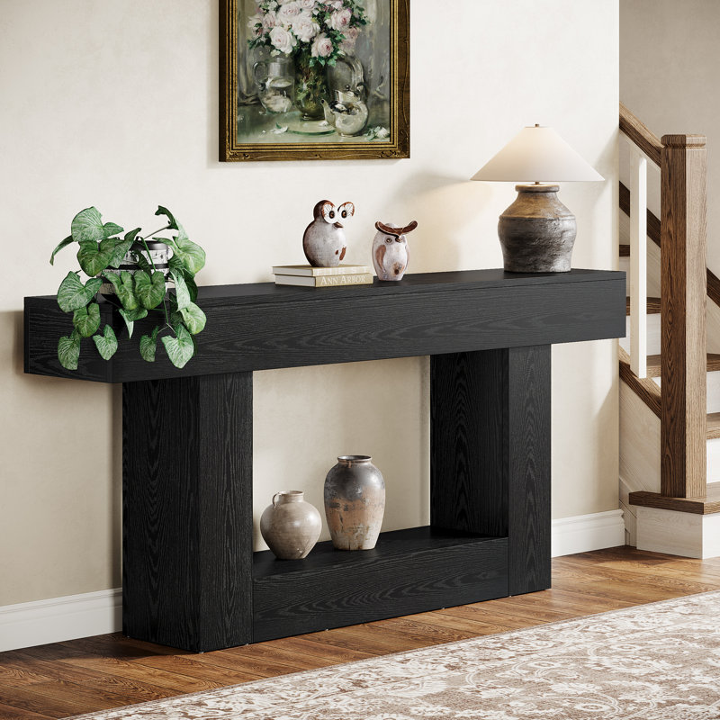 160cm Console Table, Black