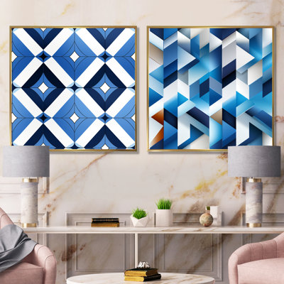 Dafny - Ensemble de 2 reproductions d'art sur toile