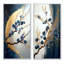 «Blue Cherry Blossom Branch IV», 2 pièces sur toile-913152910-913152903