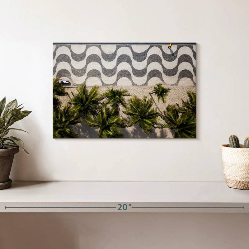 Gillard Copacabana Sidewalk Palms, H 8 po x l 12 po