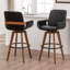 Modern Upholstered swivel counter stool-565978820-565978824