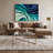 Gradient Abstract 44 Green Canvas Wall Art
