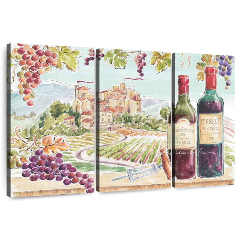 Yarlin Wine Country II, H 48 po x l 74 po