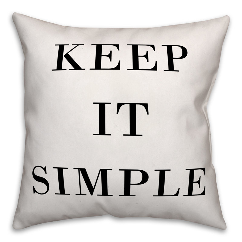  Coussin Keep It Simple