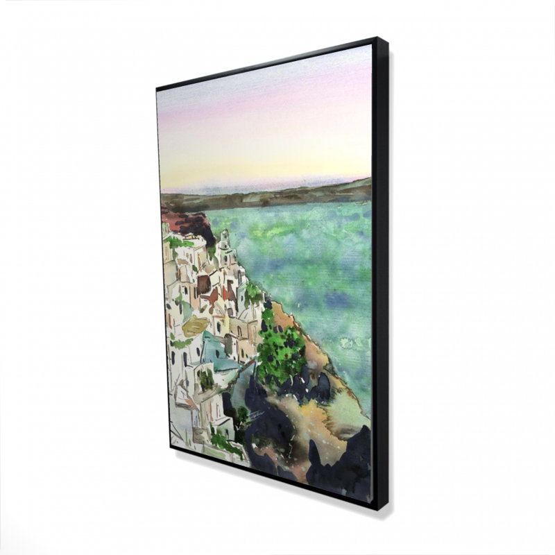 "Paysage de Crète" sur toile, H 36 po x l 24 po