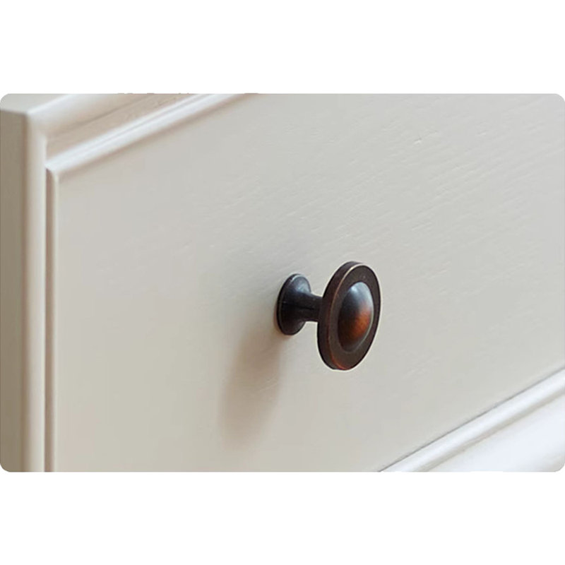 Commode décorative blanc crème