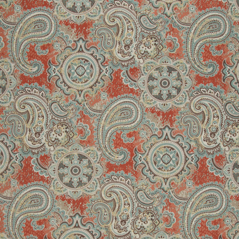 Coussin d'extérieur à cordon, Coussin 23 po x 27 po x 5 po, Richloom - Houssie Cinnabar