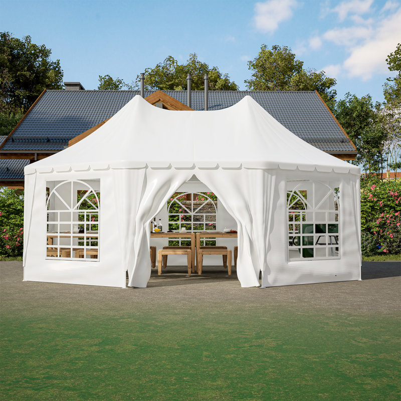 Tente d'abri d'extérieur pour pavillon, H 137,76 po x l 175,2 po x P 238,92 po