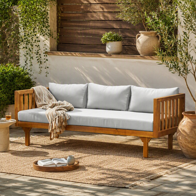 Claremont 3 Seater Daybed, Beige