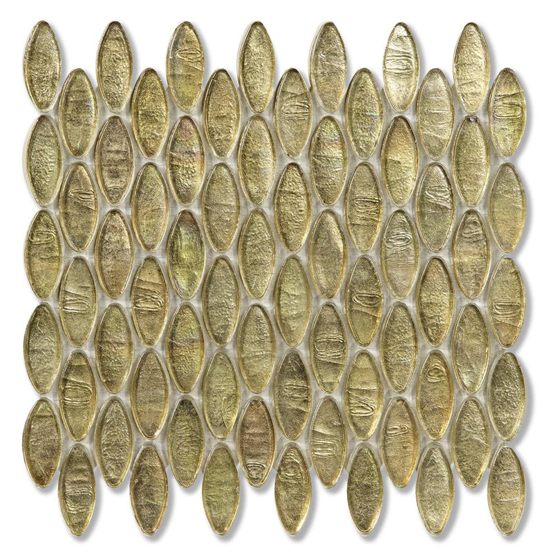 Aurum 7/8" x 7/8" Domes Glass Mosaic