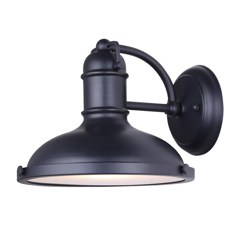 Islwyn Steel Wall Light, Black