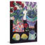 «Flowers Happy Still Life With Lemon» par Holly Wojahn, reproduction sur toile tendue-15813002