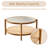 Aerin 2-Layer Coffee Table Tea Table