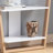 Botwinick 31.25'' W Rectangle Standing Desk, Console Table with Three Open Shelves-2033123075
