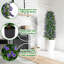 Ensemble de 2 fausses roses en pot 38 "(ensemble de 2)-1643524766