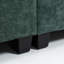 3 canapé de salon en chenille, 111,96 x 31,82 x 33,62 po, coussins, conception simple et élégante, coins arrondis pour le tissu, décoration douce et polyvalente