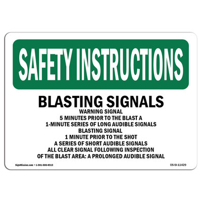 Safety Instructions Sign