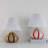 2 Pack 3600mAh Rechargeable Cordless Glass Table Lamps, 3-Way Dimmable, 3000K Warm, White Pleated Shade-1506188133