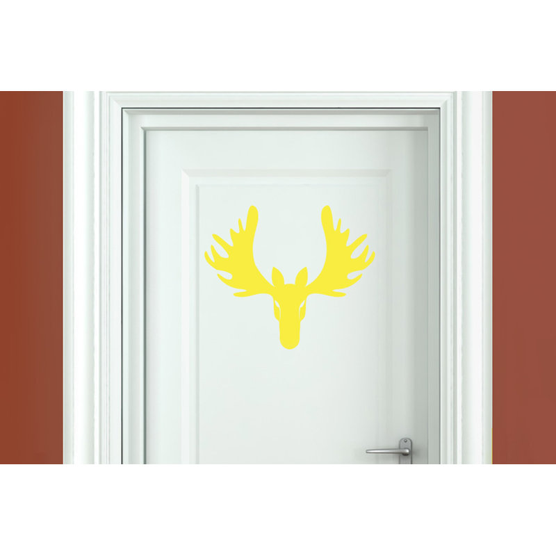 Animals Wall Decal, Bright Yellow