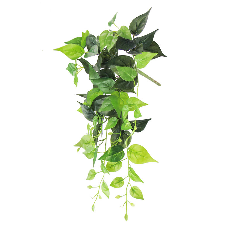 Plante artificielle suspendue lierre Philodendron, H 24 po x l 12 po x P 6 po