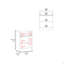 Armoire de rangement pour garde-manger H 33 po, un tiroir, deux tablettes intérieures-81757569