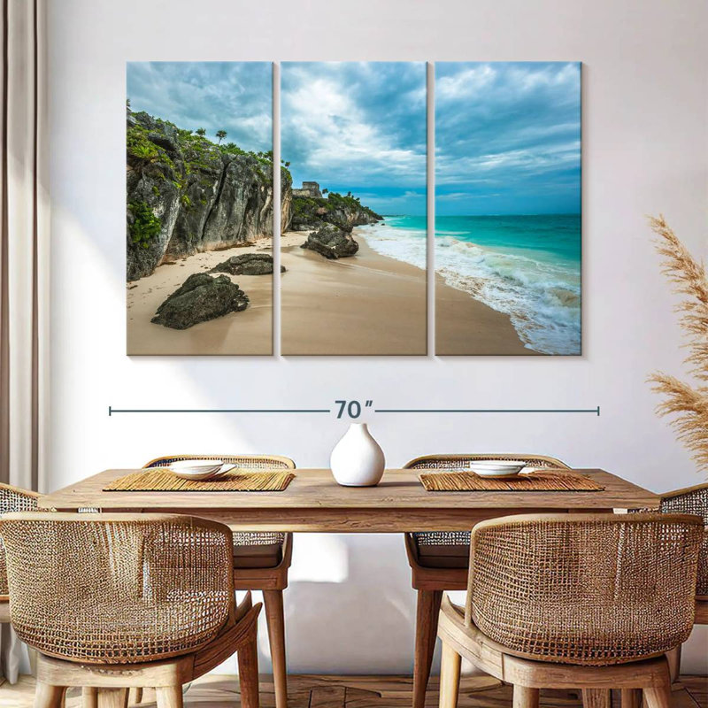 Tulum Gillard Cliffs, 42" H x 65" W