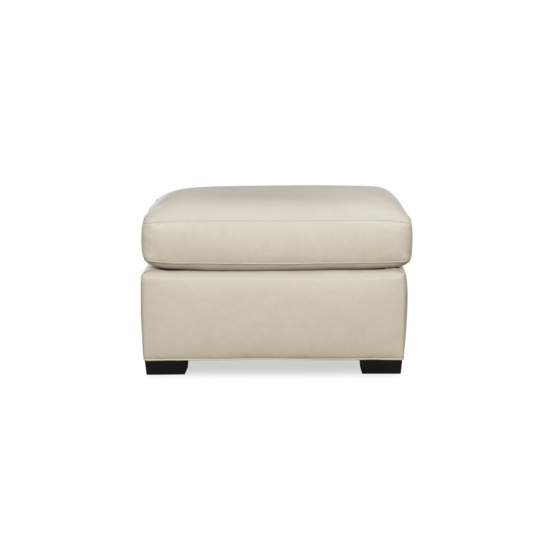 H&M Custom Upholstery Ottoman, Fergus Cedar