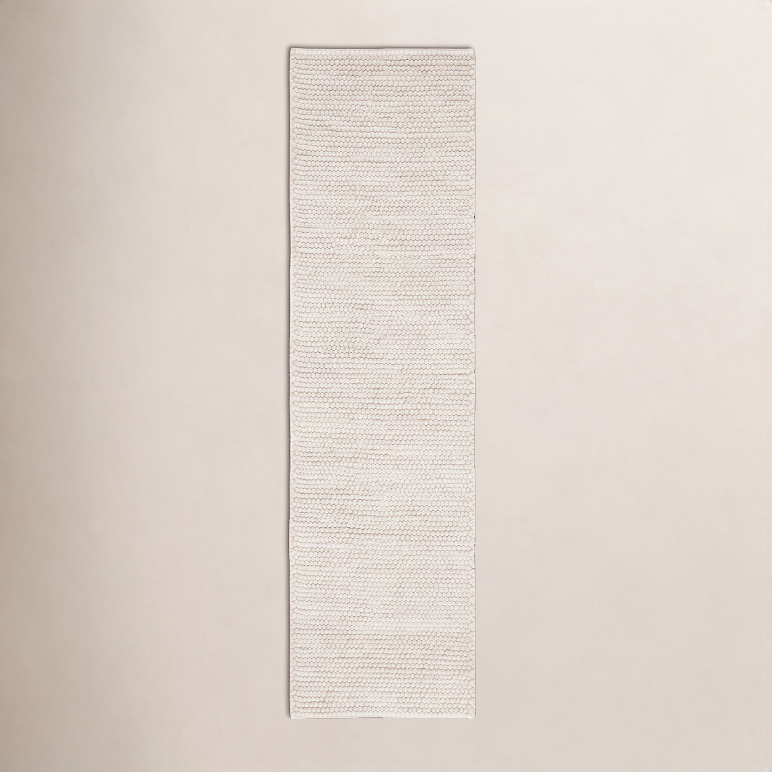 Sitte Ivory Hand-Woven Rug, Runner 2'3" x 5'