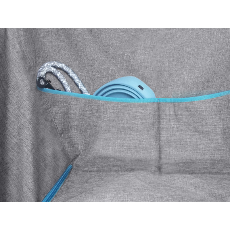 Heather Gray Half Hammock Dog Car Seat Cover