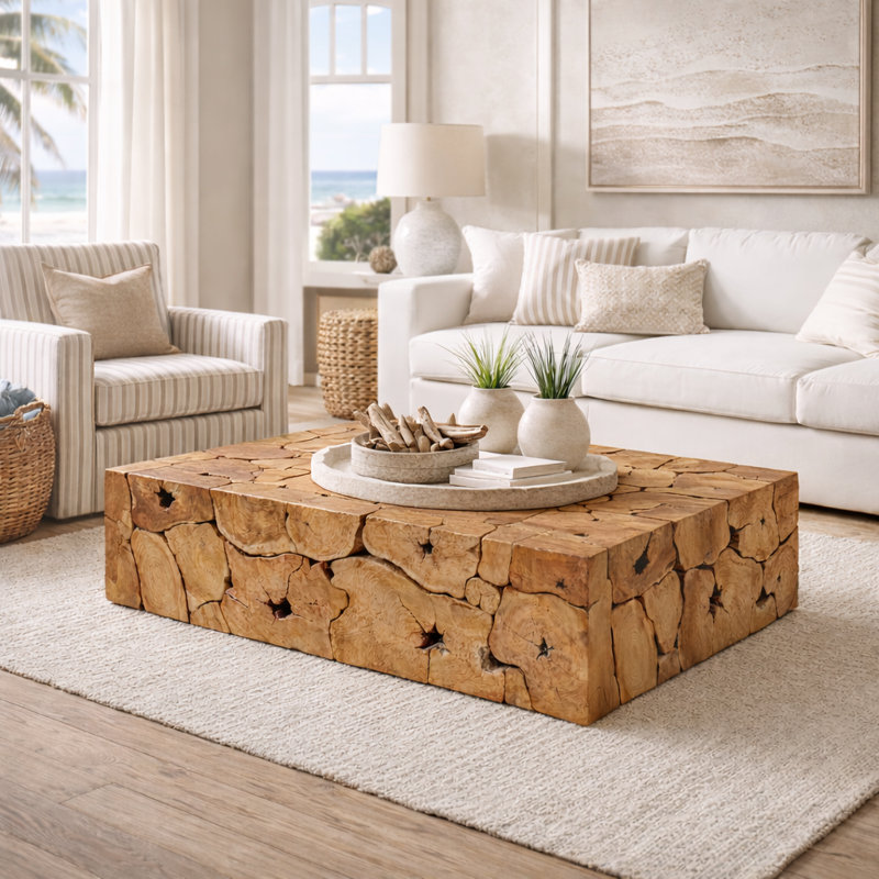 Melbourne Solid Wood Coffee Table