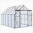 8X10ft Double Door Polycarbonate Greenhouse Raised Base And Anchor Aluminum Heavy Duty Walk-In Greenhouses-123283232-123283234