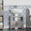 Meuble-lavabo simple l 23,5 po x P 11,75 po x H 23,5 po-2054258601