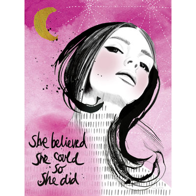 Moon Girl I par Mercedes Lopez Charro