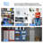 Tadley 48'' W Steel Height -Adjustable Shelving Unit with Wheels